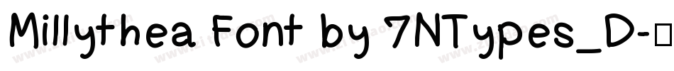 Millythea Font by 7NTypes_D字体转换